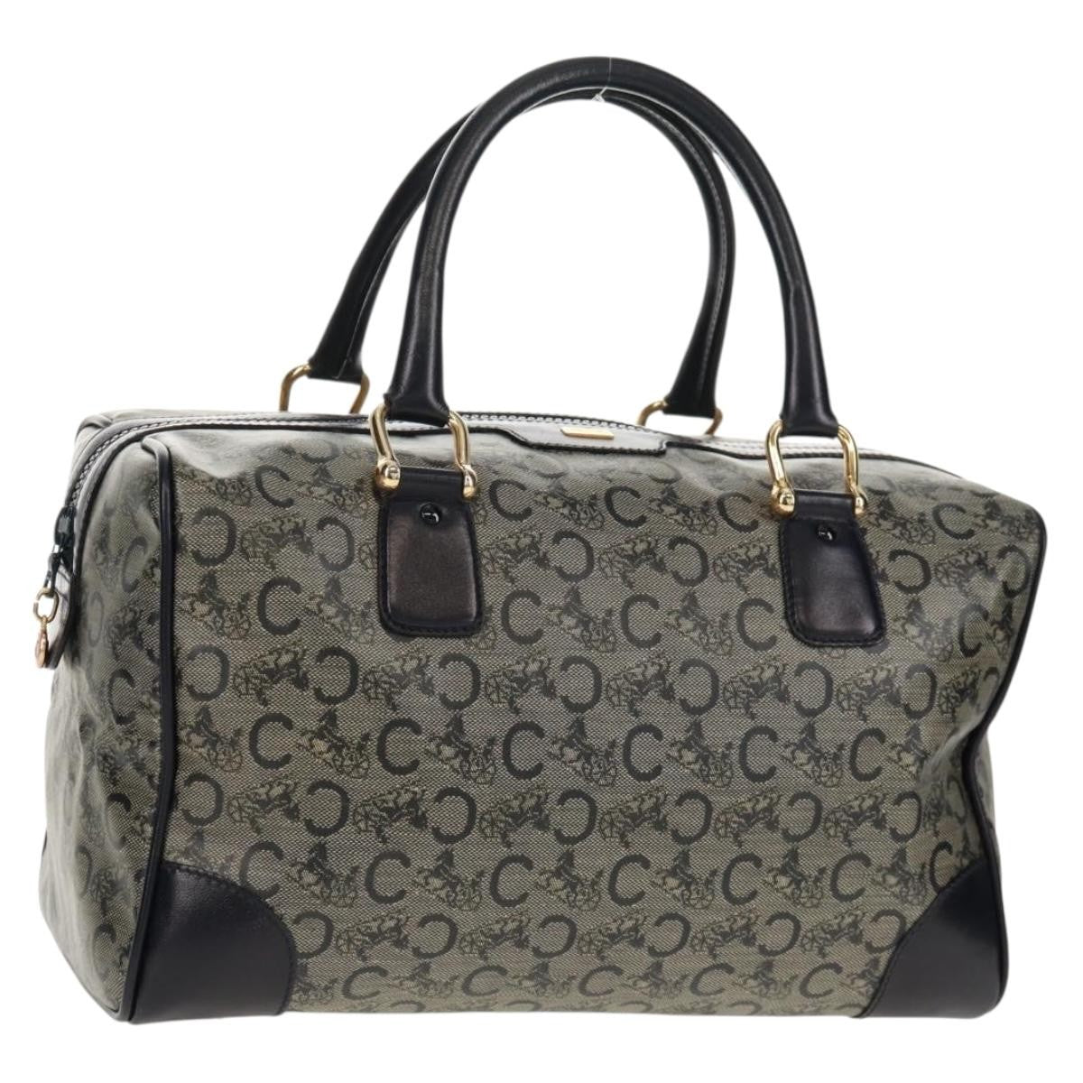 Celine C Sulky Boston bag Canvas, NAVY, CANVAS, Travel bag