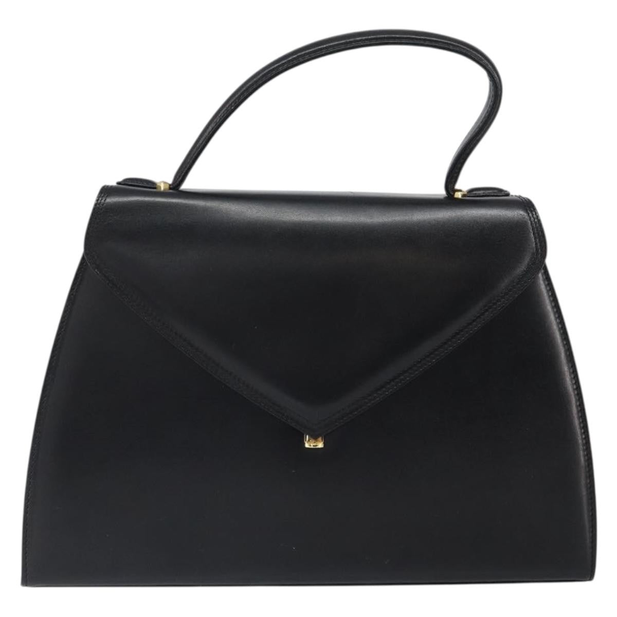 Givenchy Vintage Handbag Leather, BLACK, LEATHER, Handbag