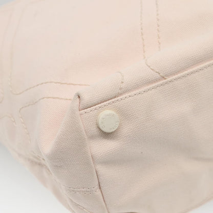 Chanel Vintage Cruise Line No.5 Tote Quilted Canvas, ECRU, CANVAS, Tote bag