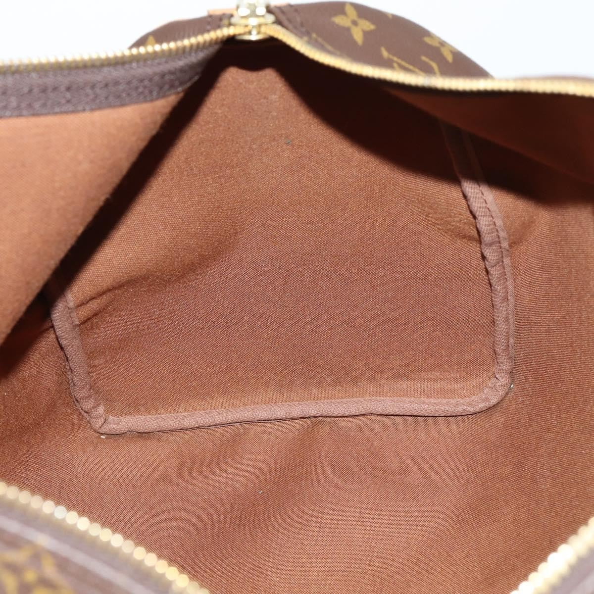 Louis Vuitton Keepall Bag Monogram Canvas, BROWN, CANVAS, Travel bag