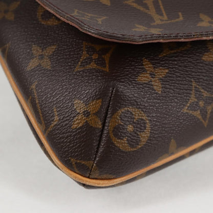 Louis Vuitton Musette Salsa Handbag Monogram Canvas, BROWN, CANVAS, Handbag