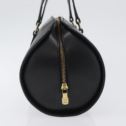 Louis Vuitton Soufflot Handbag Epi Leather, BLACK, LEATHER, Handbag