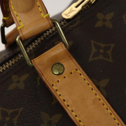 Louis Vuitton Keepall Bandouliere Bag Monogram Canvas, BROWN, CANVAS, Travel bag