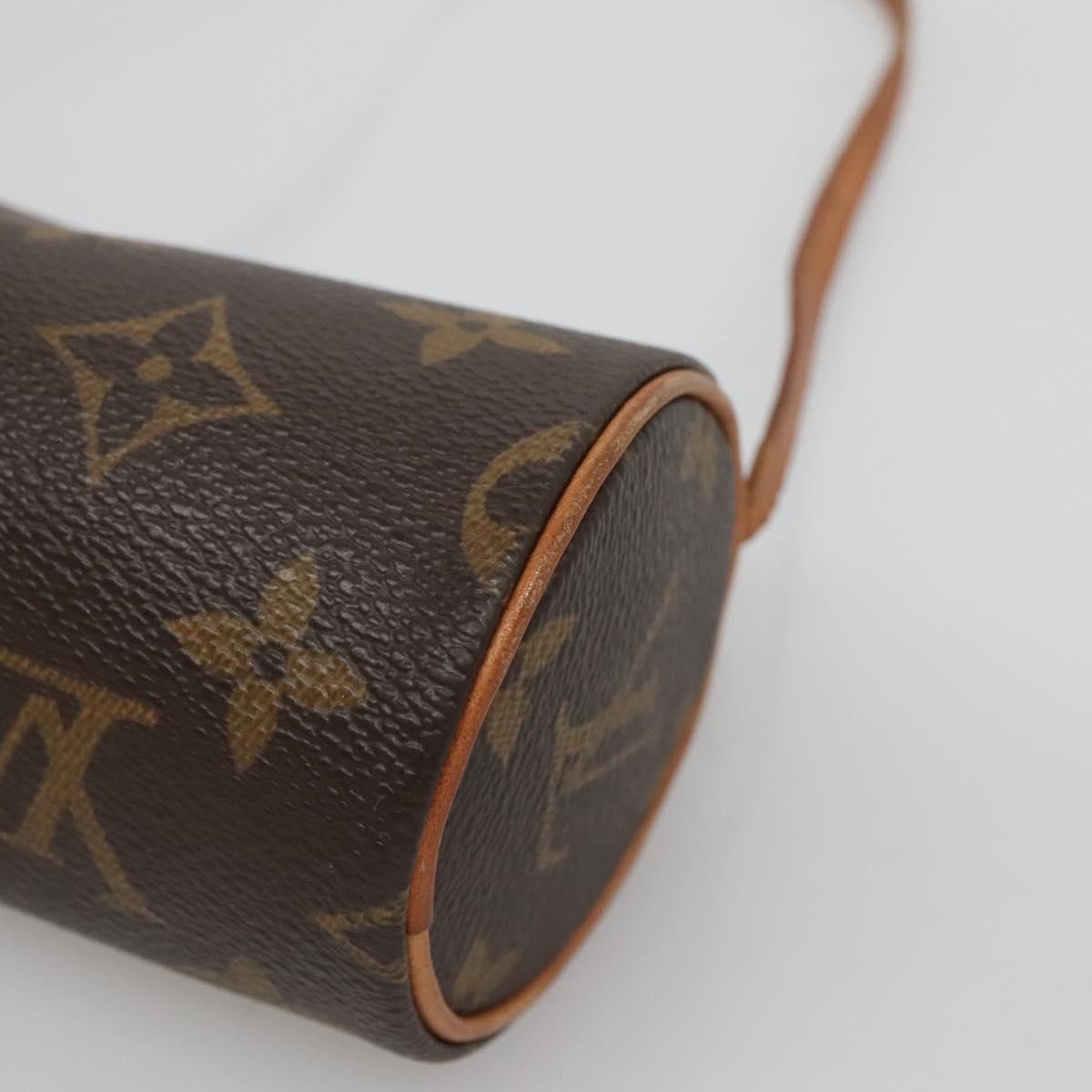 Louis Vuitton Papillon Pochette Monogram Canvas, BROWN, CANVAS, Handbag