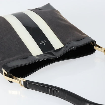 Gucci Sherry line shoulder bag Canvas, BLACK, CANVAS, Shoulder bag