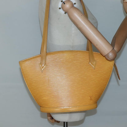 Louis Vuitton Saint Jacques Handbag Epi Leather, YELLOW, LEATHER, Handbag