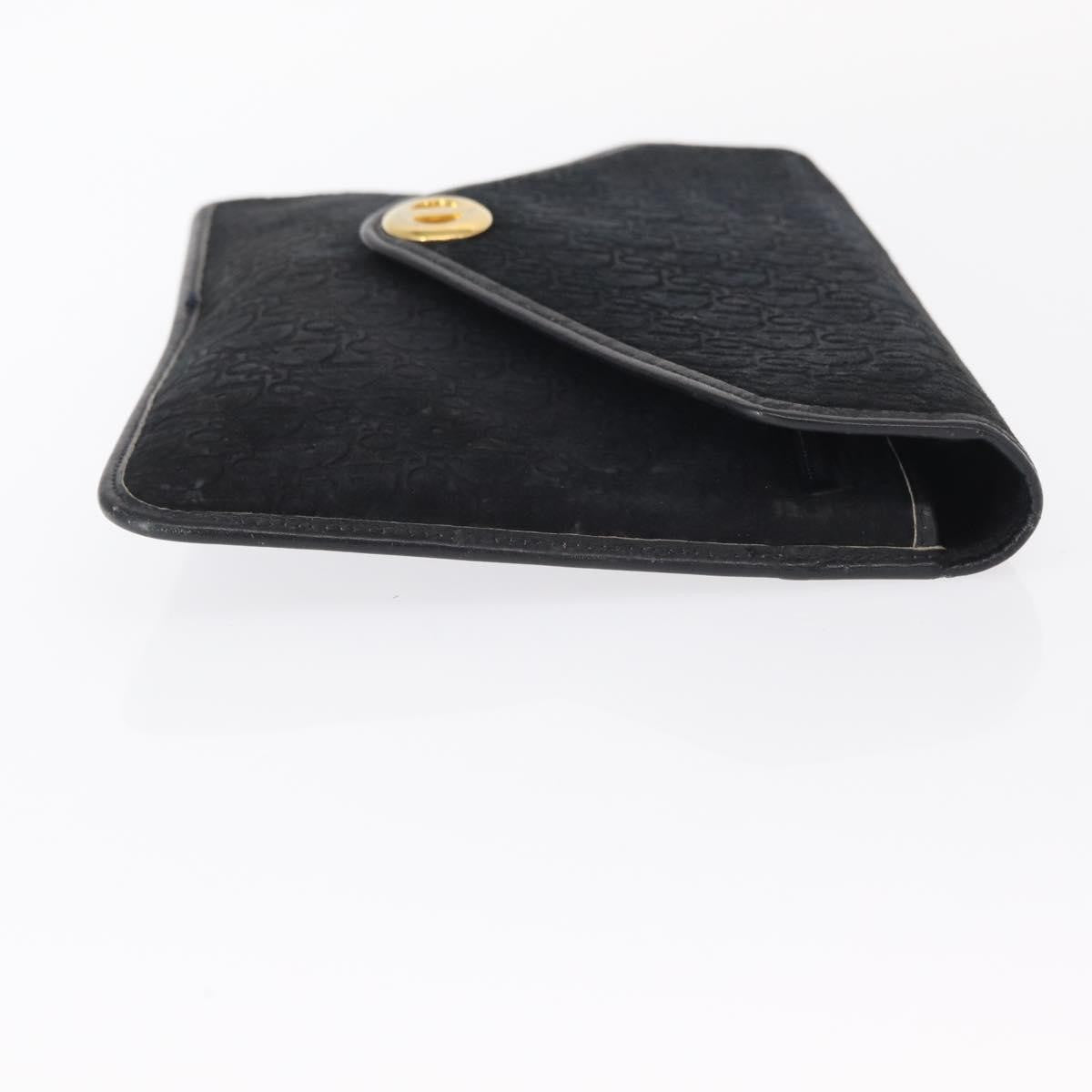 Christian Dior Vintage Trotter Pouch Diorissimo Canvas, BLACK, CANVAS, Clutche & pouche
