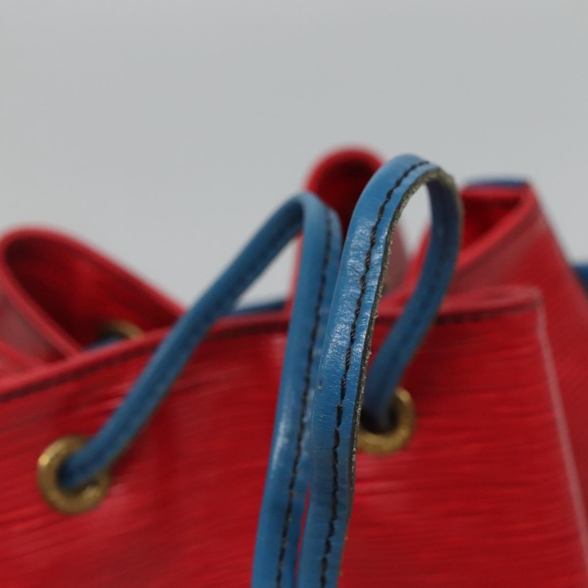 Louis Vuitton Bicolor Noe Handbag Epi Leather, RED, LEATHER, Handbag