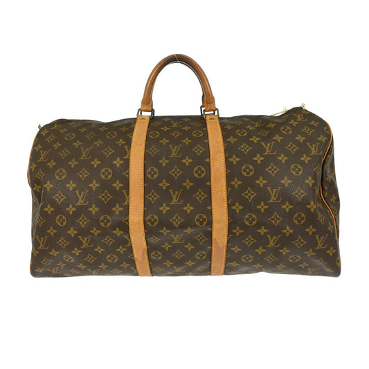 Louis Vuitton Keepall Bag Monogram Canvas, Brown, Canvas, Travel Bag
