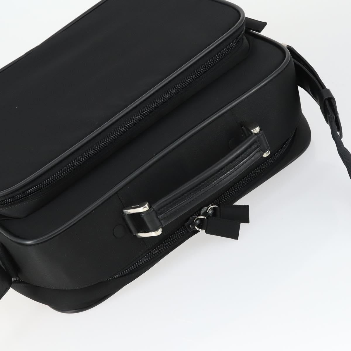 Prada Convertible Front Pocket Briefcase Tessuto with Saffiano Leather, Black, Nylon, Briefcase