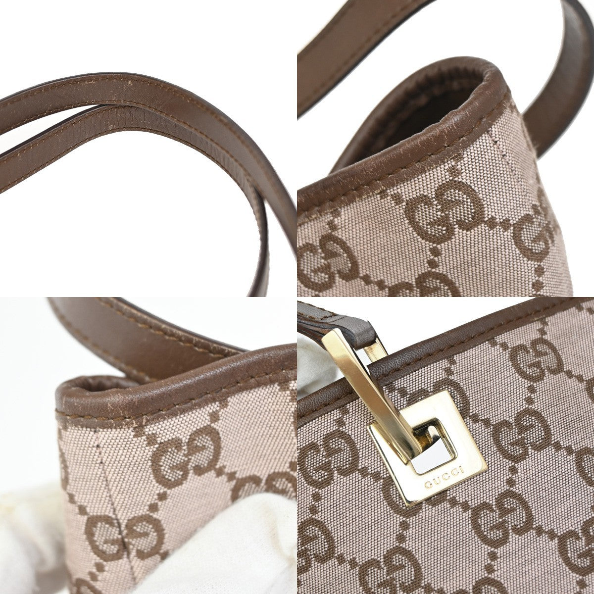 Gucci Eclipse Tote GG Canvas, BROWN, CANVAS, Tote bag