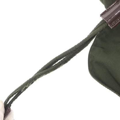 Prada Front Pocket Backpack Tessuto, Khaki, Nylon, Backpack
