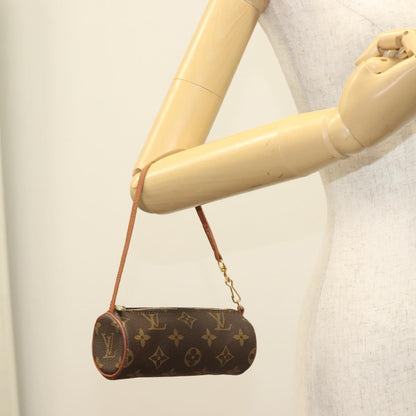 Louis Vuitton Papillon Pochette Monogram Canvas, BROWN, CANVAS, Handbag