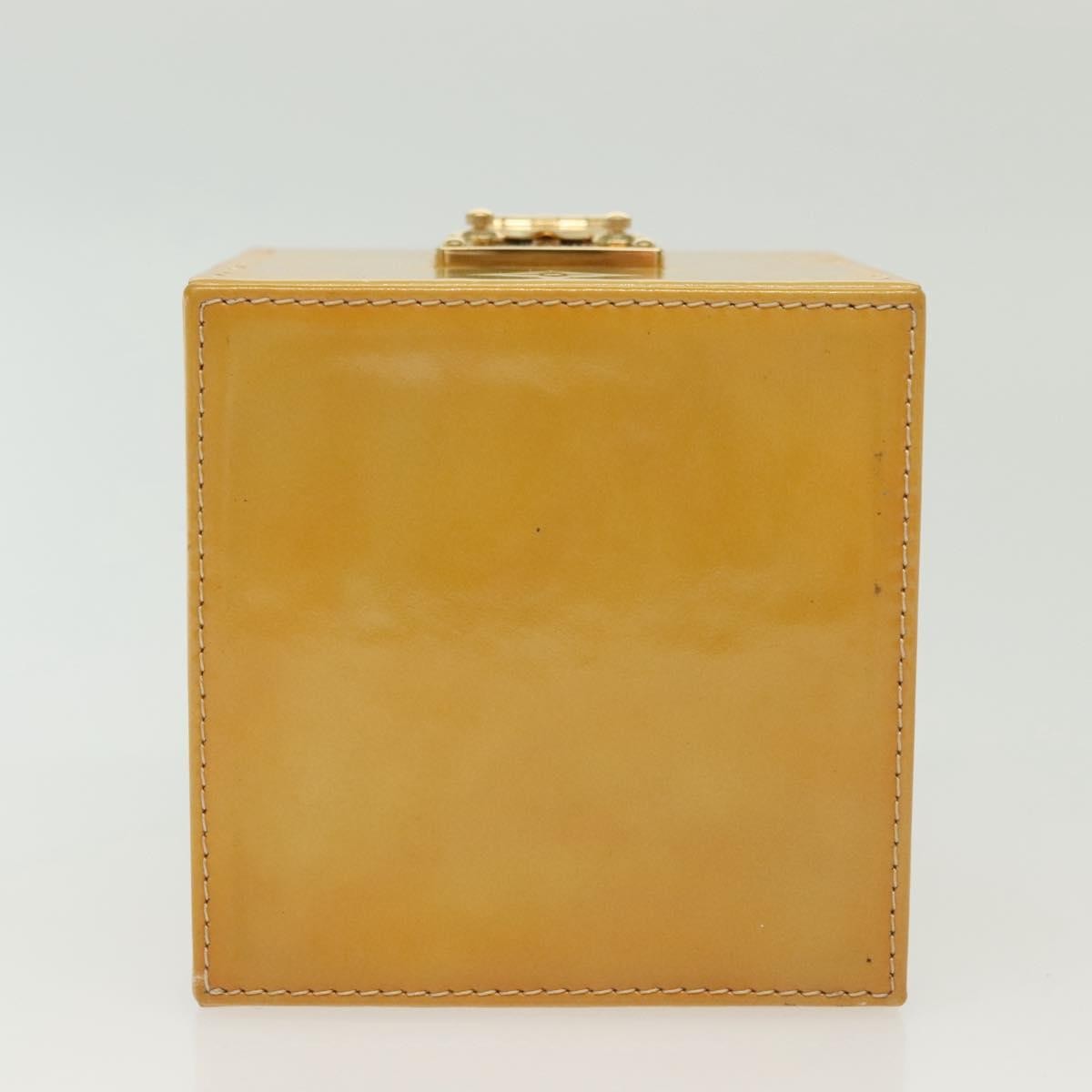 Louis Vuitton Bleecker Box Bag Monogram Vernis, BEIGE, PATENT_LEATHER, Clutche & pouche
