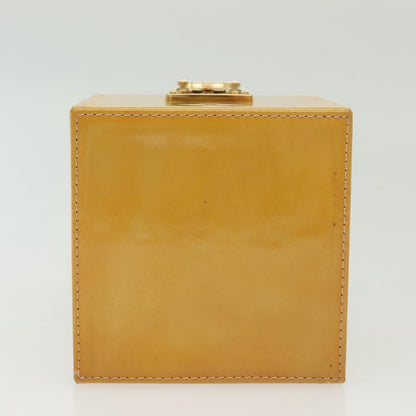 Louis Vuitton Bleecker Box Bag Monogram Vernis, BEIGE, PATENT_LEATHER, Clutche & pouche