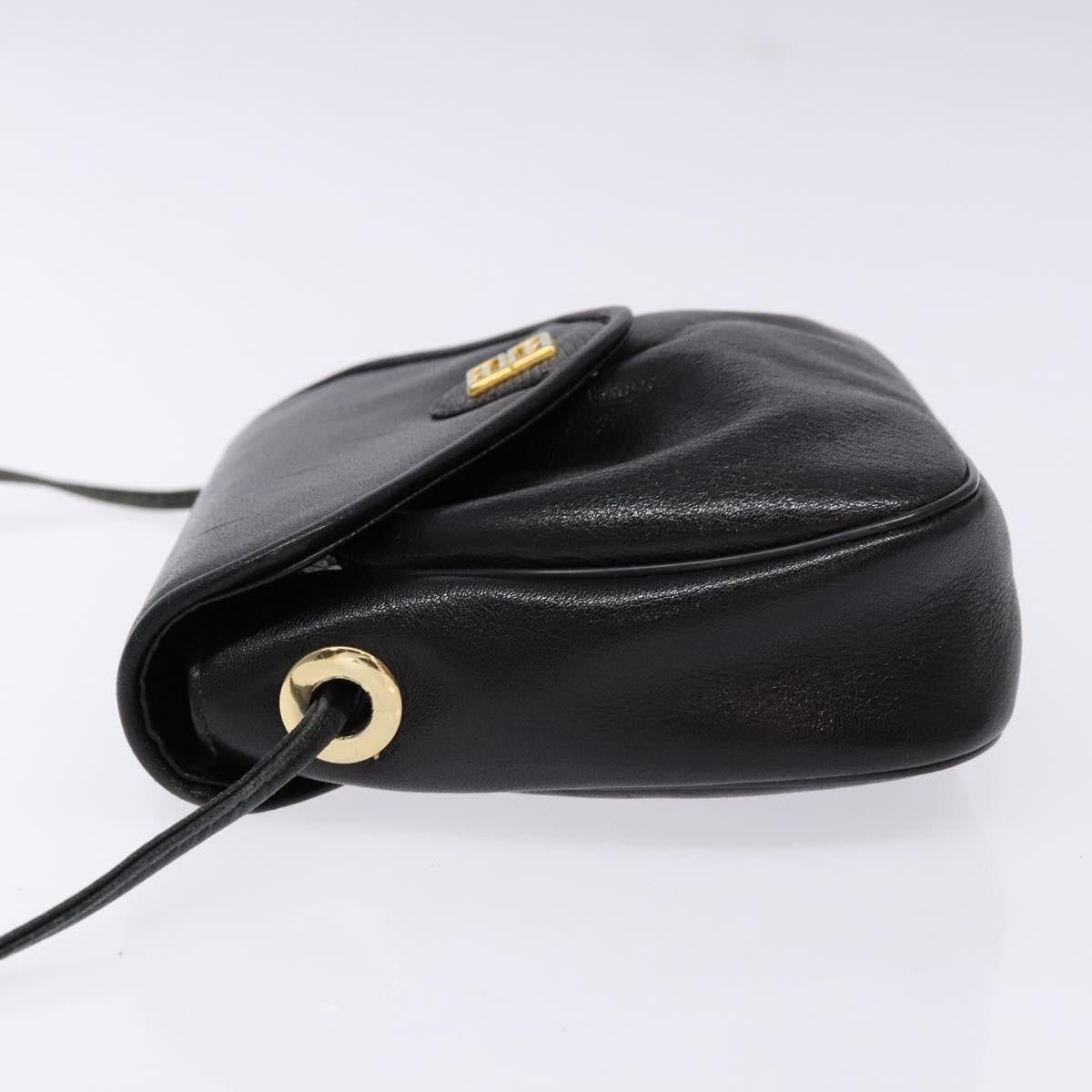 Givenchy Vintage 4G shoulder bag Leather, BLACK, LEATHER, Shoulder bag