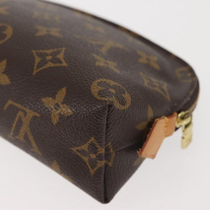 Louis Vuitton Cosmetic Pouch Monogram Canvas, BROWN, CANVAS, Clutche & pouche