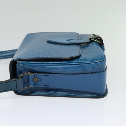Louis Vuitton Cartouchiere Handbag Epi Leather, BLUE, LEATHER, Shoulder bag