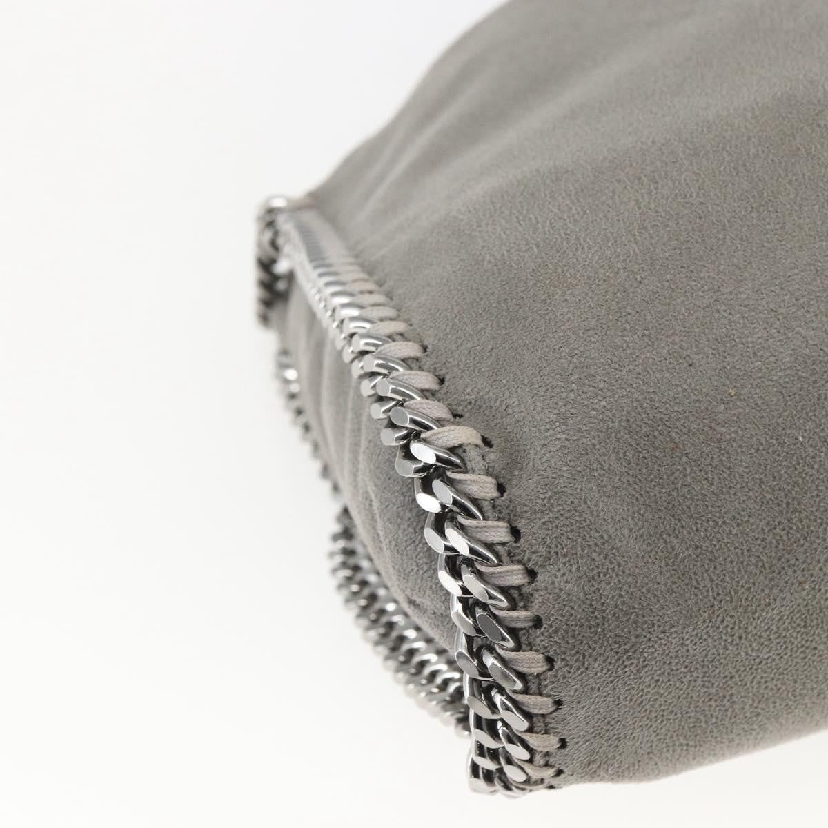 Stella McCartney Falabella Tote Shaggy Deer, GRAY, POLYESTER, Shoulder bag
