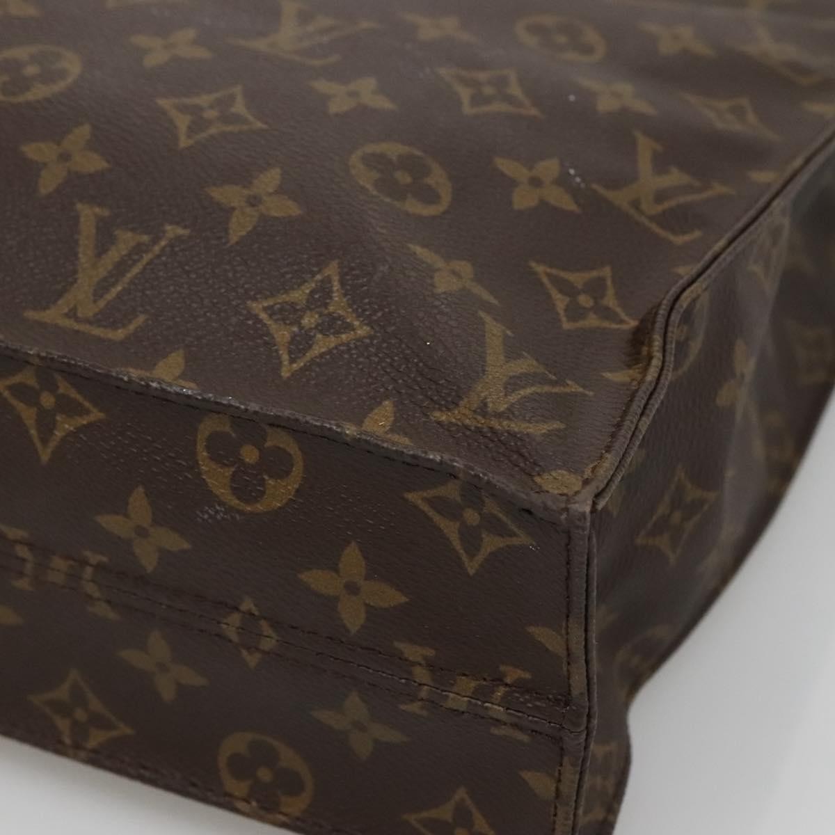 Louis Vuitton Sac Plat Bag Monogram Canvas, BROWN, CANVAS, Handbag