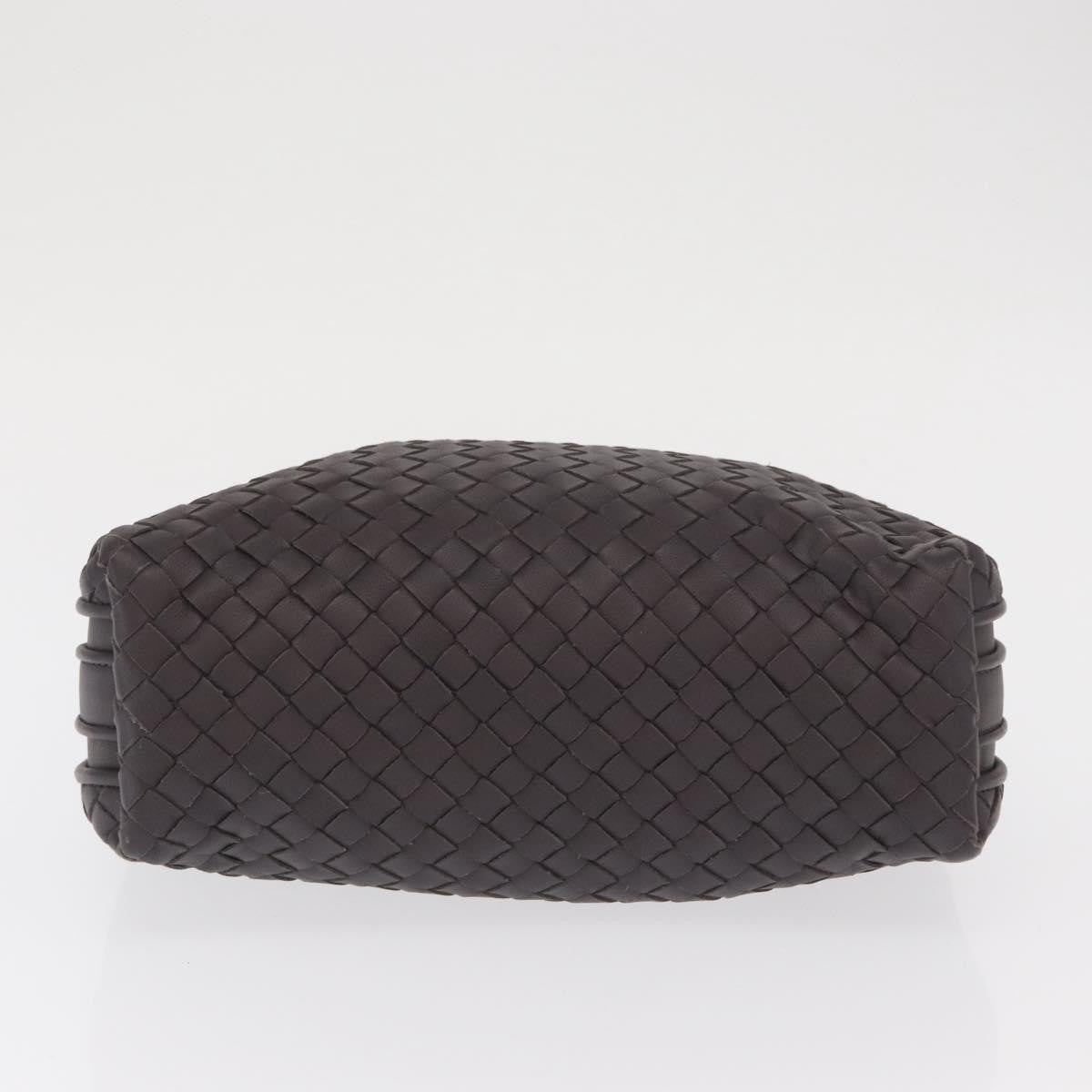 Bottega Veneta Nodini Crossbody Bag Intrecciato Nappa, BROWN, LEATHER, Shoulder bag