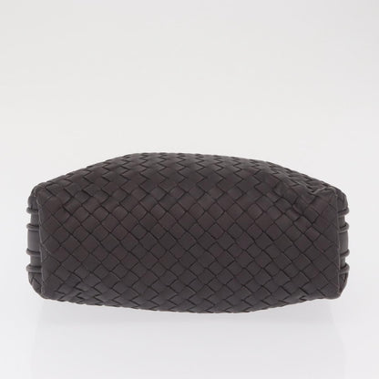 Bottega Veneta Nodini Crossbody Bag Intrecciato Nappa, BROWN, LEATHER, Shoulder bag