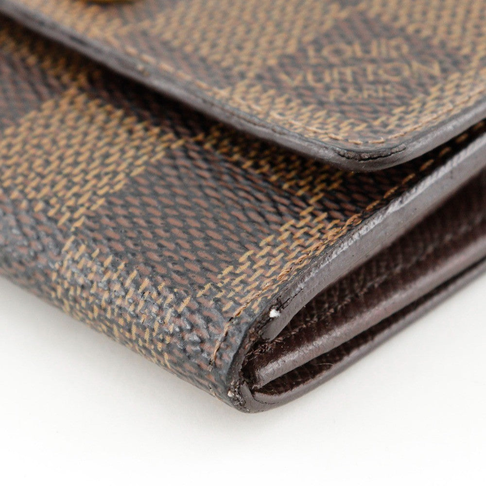 Louis Vuitton Porte Monnaie Tresor Wallet Monogram Canvas, BROWN, CANVAS, Wallets