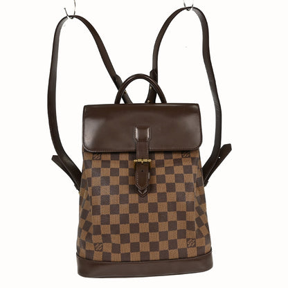 Louis Vuitton Soho Backpack Damier, BROWN, CANVAS, Backpack