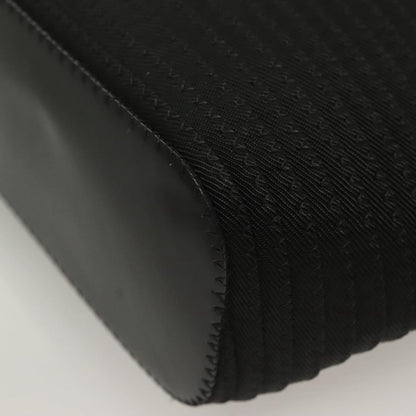 Gucci Vintage Bamboo Handle Bag Nylon, BLACK, NYLON, Handbag