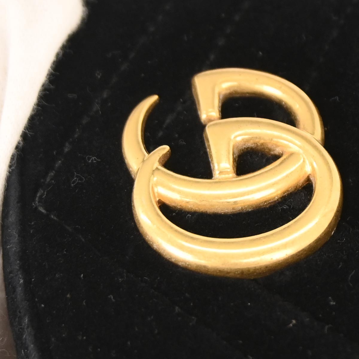 Gucci GG Marmont Belt Bag Matelasse Velvet, BLACK, VELVET, Clutche & pouche