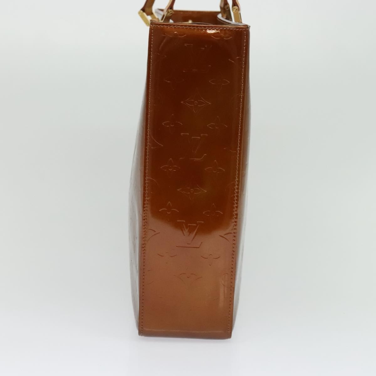 Louis Vuitton Columbus Handbag Monogram Vernis, BROWN, PATENT_LEATHER, Tote bag