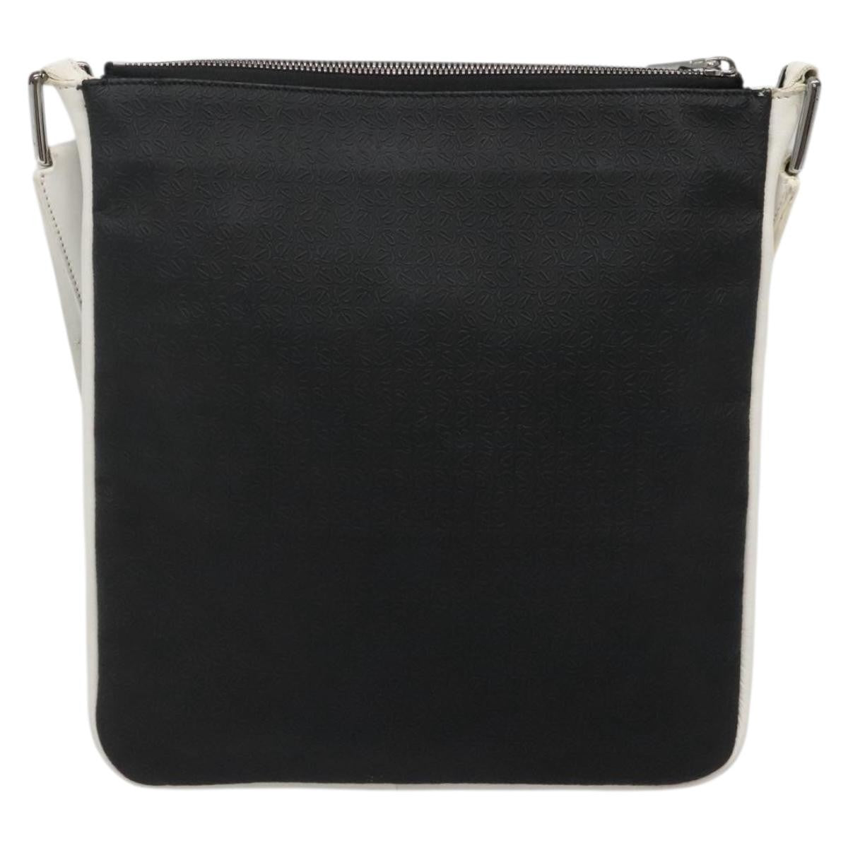 Loewe Anagram Shoulder Bag Leather, BLACK, LEATHER, Shoulder bag