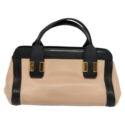 Chloe Alice Satchel Leather, PINK, LEATHER, Handbag