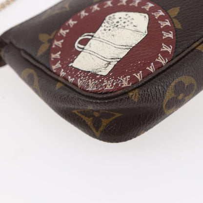 Louis Vuitton Pochette Accessoires Limited Edition Monogram Canvas, BROWN, CANVAS, Clutche & pouche