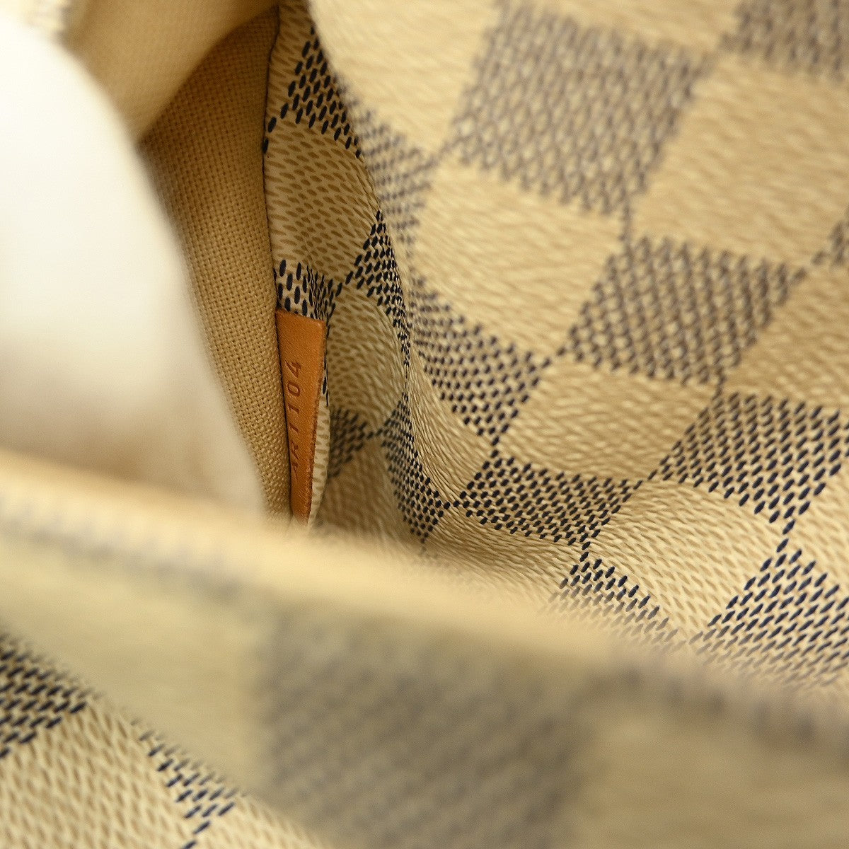 Louis Vuitton Totally Handbag Damier azur, WHITE, CANVAS, Tote bag