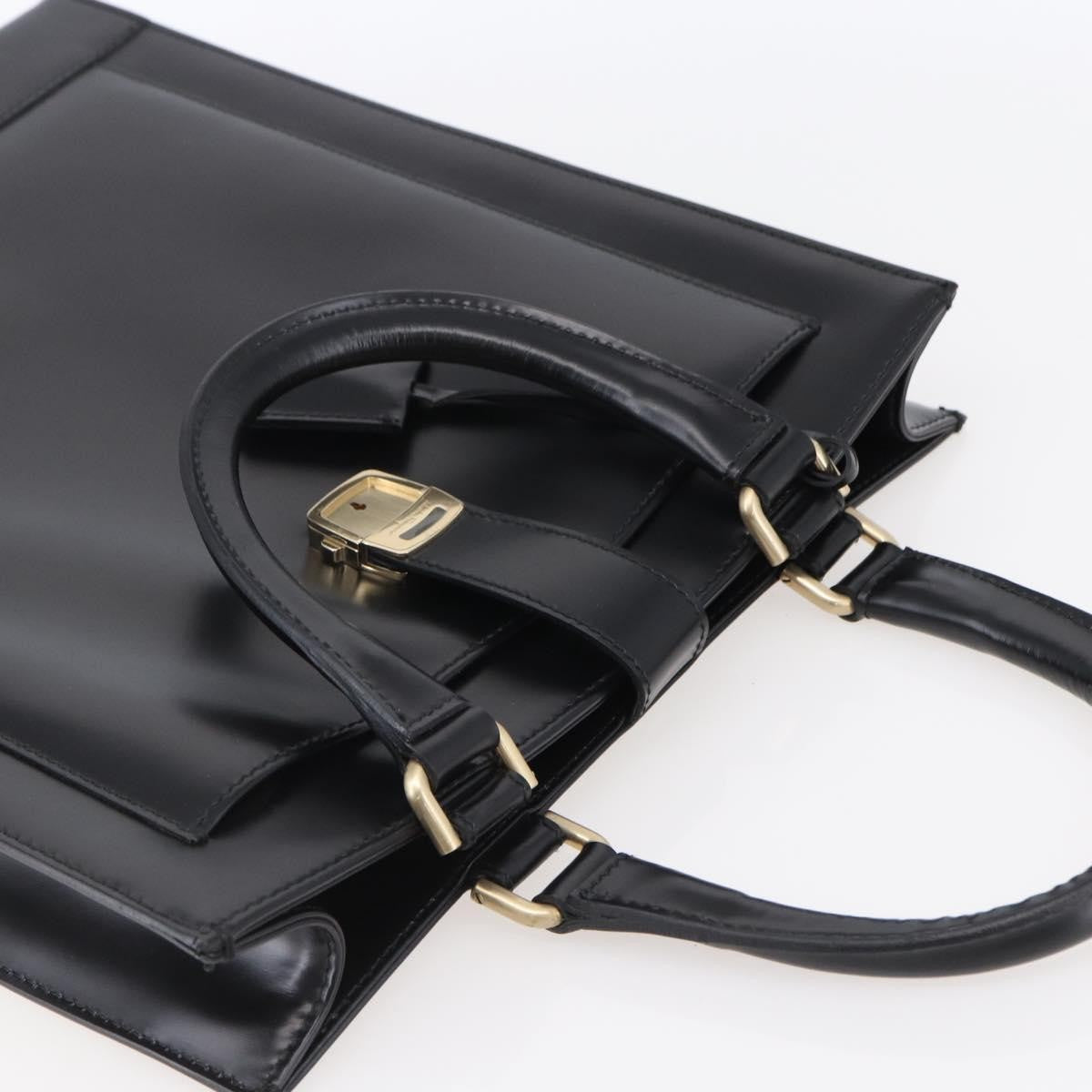 Salvatore Ferragamo Vintage Tote bag Leather, BLACK, LEATHER, Tote bag