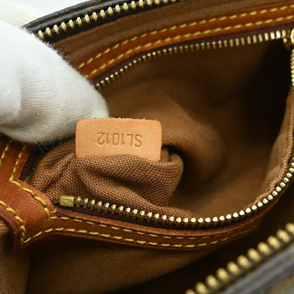 Louis Vuitton Trotteur Handbag Monogram Canvas, Brown, Canvas, Shoulder Bag