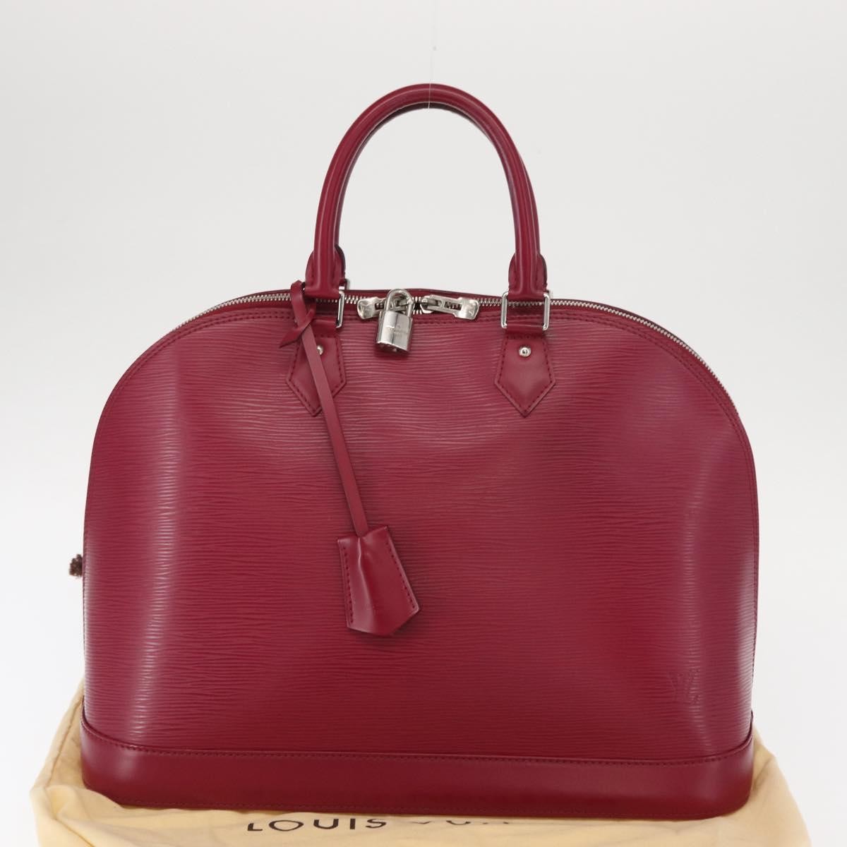 Louis Vuitton Alma Handbag Epi Leather, PINK, LEATHER, Handbag