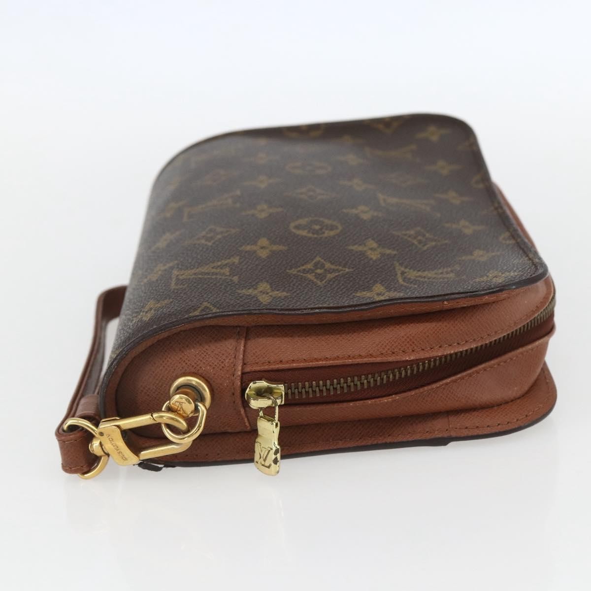 Louis Vuitton Pochette Orsay Monogram Canvas, BROWN, CANVAS, Clutche & pouche