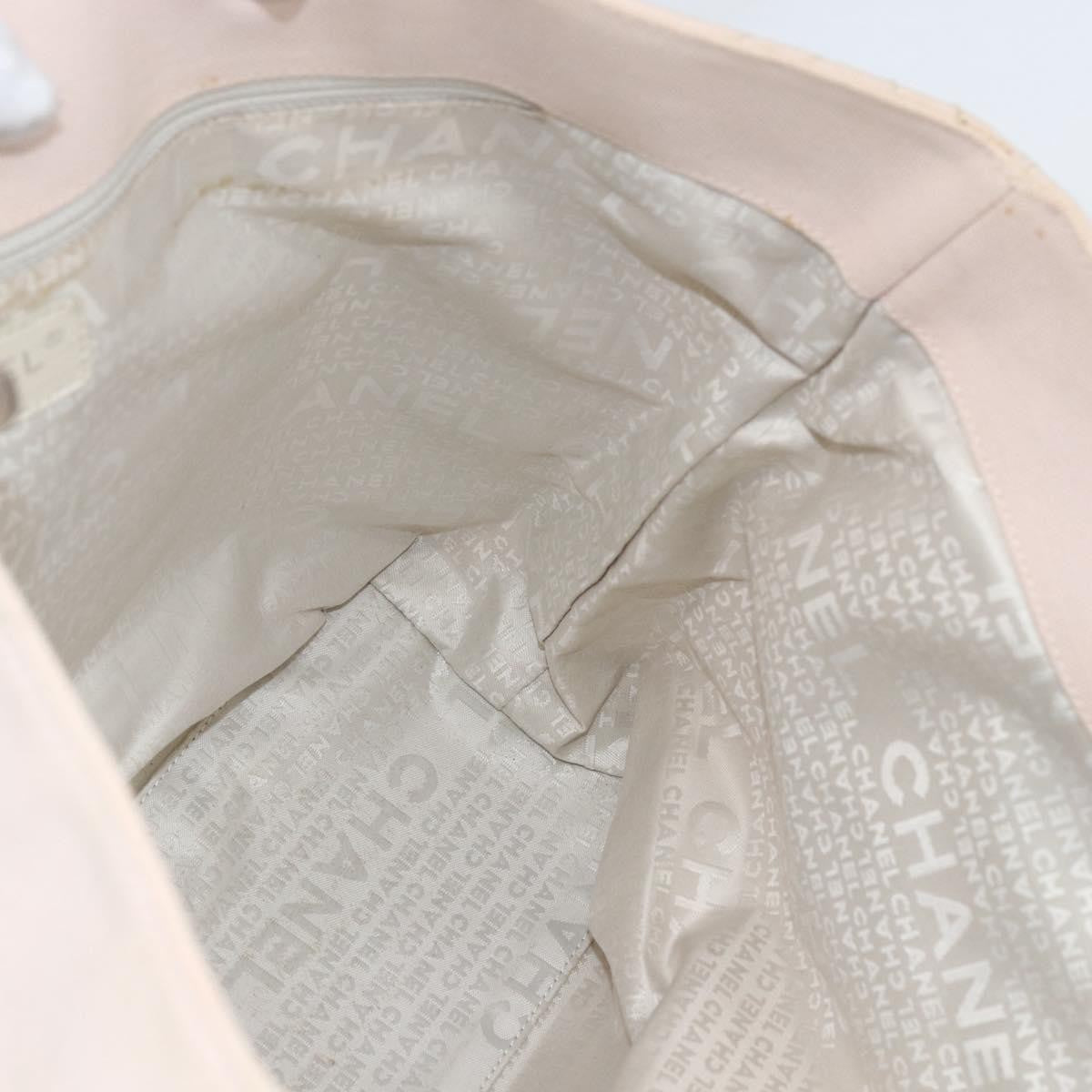 Chanel Vintage Cruise Line No.5 Tote Quilted Canvas, PINK, CANVAS, Tote bag
