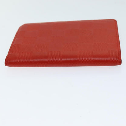 Louis Vuitton Infini Organiser Leather, Red, Leather, Wallet