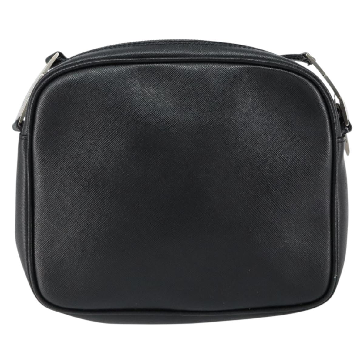 Salvatore Ferragamo Vintage Shoulder Bag Leather, BLACK, LEATHER, Shoulder bag