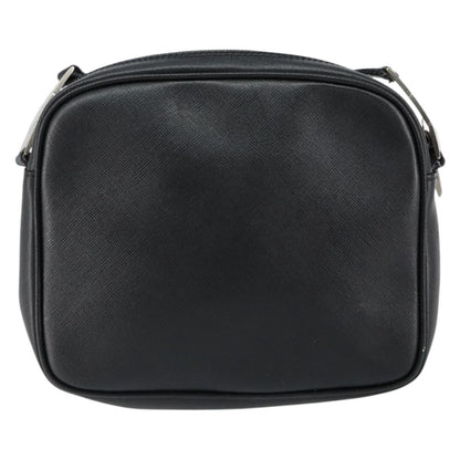 Salvatore Ferragamo Vintage Shoulder Bag Leather, BLACK, LEATHER, Shoulder bag