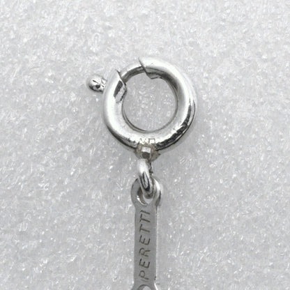 Tiffany & Co. Elsa Peretti Bean Pendant Necklace Sterling Silver, SILVER, SILVER, Necklace