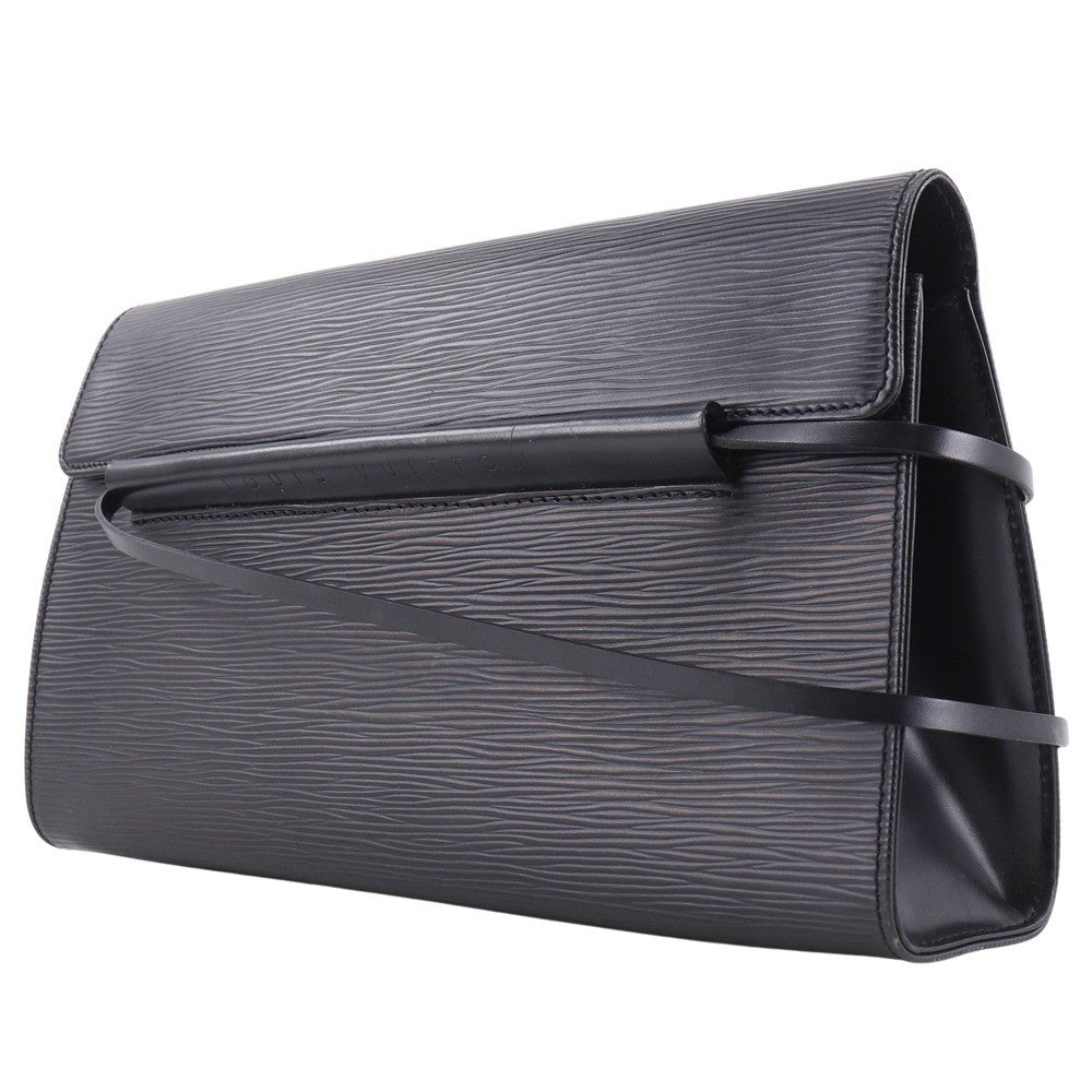 Louis Vuitton Dinard Handbag Epi Leather, BLACK, LEATHER, Shoulder bag