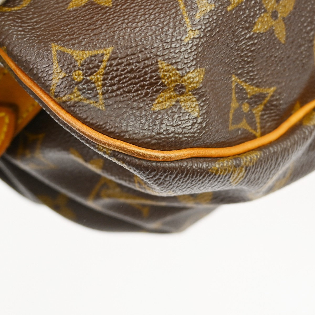 Louis Vuitton Saumur Handbag Monogram Canvas, Brown, Canvas, Shoulder Bag