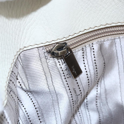 Salvatore Ferragamo Vintage Tote bag Leather, WHITE, LEATHER, Tote bag