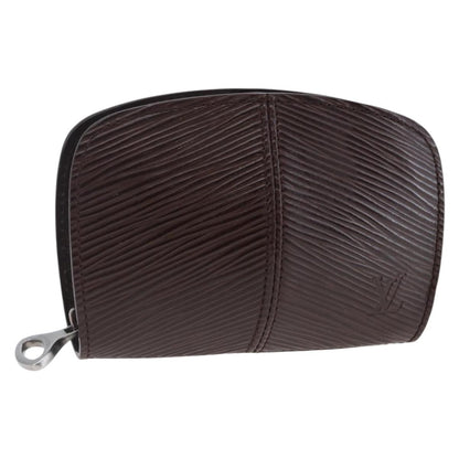 Louis Vuitton Demi Lune Coin Purse Epi Leather, BROWN, LEATHER, Wallets