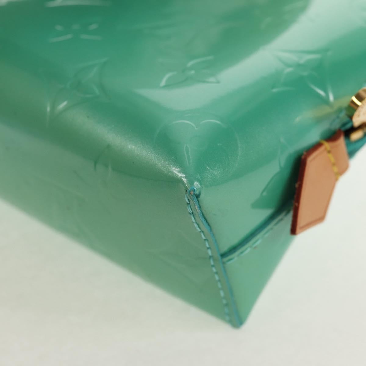 Louis Vuitton Cosmetic Pouch Monogram Vernis, BLUE, PATENT_LEATHER, Clutche & pouche