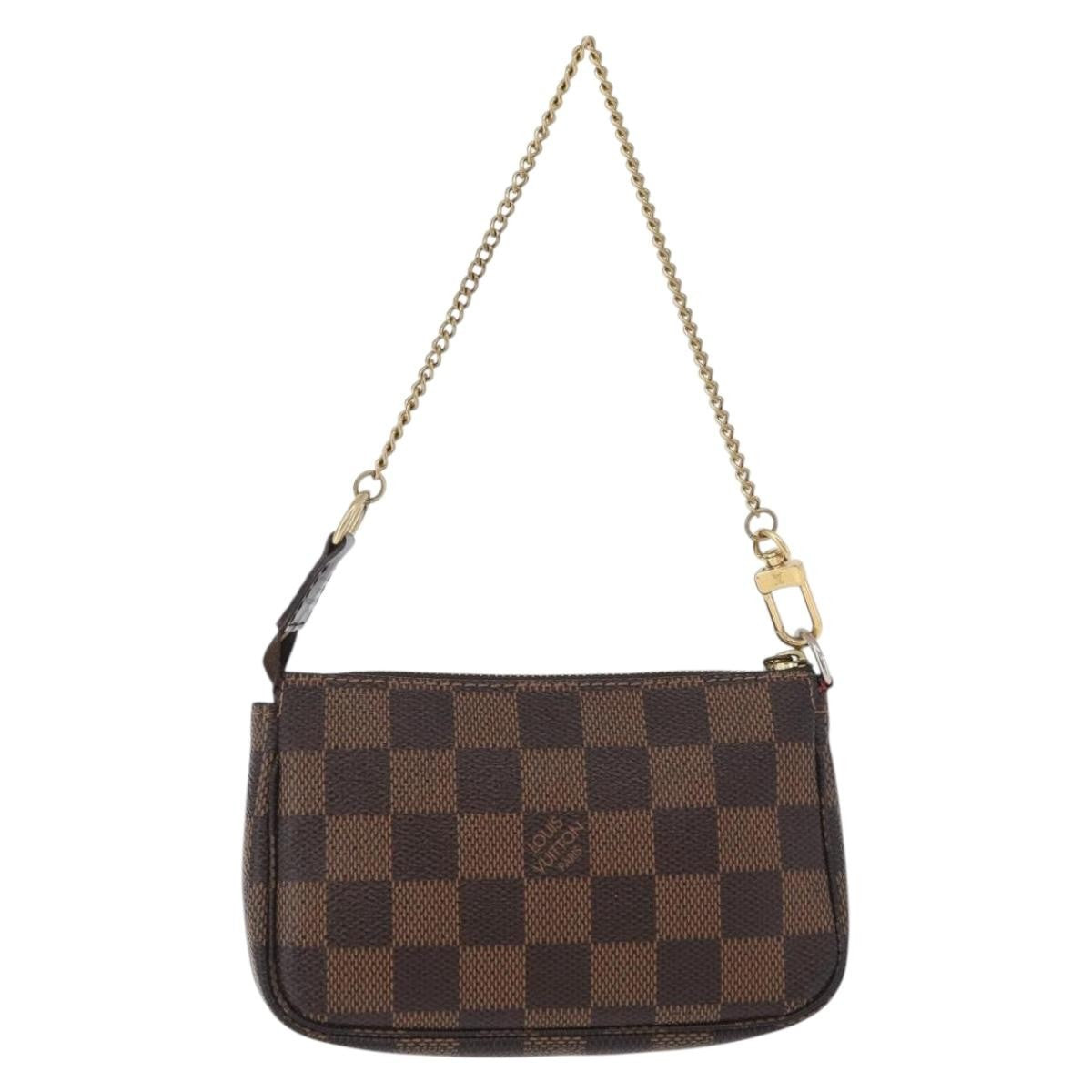 Louis Vuitton Pochette Accessoires Limited Edition Damier, BROWN, CANVAS, Clutche & pouche